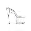 Pleaser - ADORE701PREM Sandalen - Weiß/Transparent Product image
